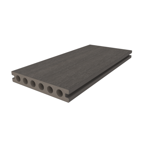 NewTechWood Deluxe WPC-Terrassendiele Hohlkammer Silver Gray  23 x 138 mm