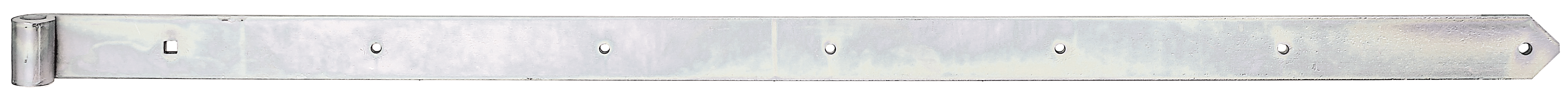 Alberts® Ladenband, gerade, Abschluss abgerundet, galvanisch verzinkt, dickschichtpassiviert, LxB1382x60 mm, Rolle ⌀20 mm 312497