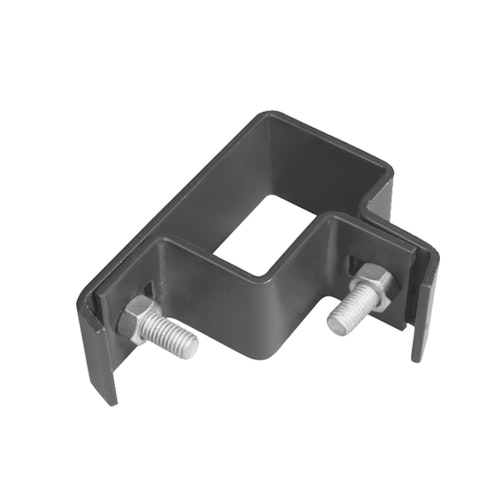 Alberts® Eckschelle für Vierkantpfosten,feuerverzinkt,anthrazit Kst.b,für Pfosten 60x40mm 974848