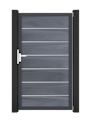 Vorschaubild GroJa Solid Grande Premium Tor Standard 1-flügelig mit Anthrazitrahmen