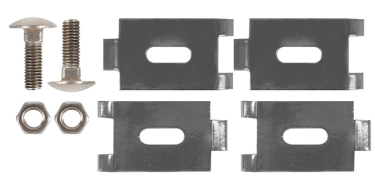 Alberts® Eckverbinder zur Verbindung zweier Doppelstab-Gittermatten,feuerv.,anthr.RAL7016 673291