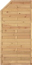 Vorschaubild T&J Maxi Massivzaun Stufe I 90 x 180/150 cm