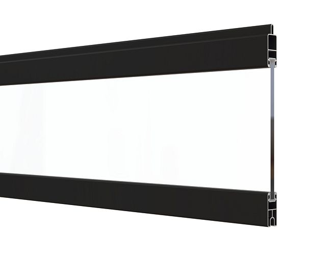 OSMO Multi-Fence Co-Extrusion Creativprofil Glas Cremweiß