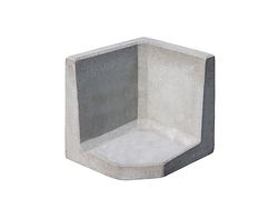 Diephaus L-Stein - ECKE GRAU 50/40/40/7 CM