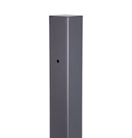 Alberts® Klobenpfosten für Doppeltor Columbus,Alu,matt schw.Kst.b.z.Einbet.89x89/2400mm 510565