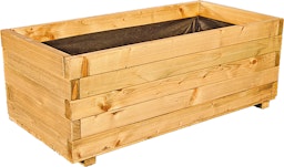 T&J HANS Blumenkübel B 100 x T 50 x H 35 cm Rechteck inkl. Folieneinsatz T&J HANS Blumenkübel B 100 x T 50 x H 35 cm Rechteck inkl. FolieneinsatzZubehörbild
