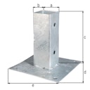 Vorschaubild Alberts® Aufschraubhülse 150mm für verschiedene Pfostenstärken
