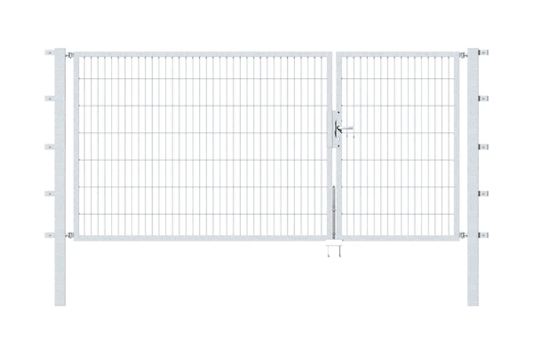 Alberts® Doppeltor Flexo,feuerverzinkt,lichte BxH1000+2000x1400,PF80x80/2100mm 646547