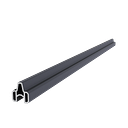 Vorschaubild NewTechWood Portland/Castello Start- und Abschlussprofil Anthrazit 1800 mm