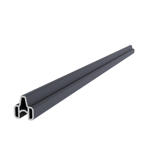NewTechWood Portland/Castello Start- und Abschlussprofil Anthrazit 1800 mm