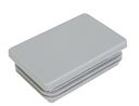 Vorschaubild Alberts® Pfostenkappe für Vierkant-Metallpfosten, Kunststoff, grau, 60x40 mm 657765