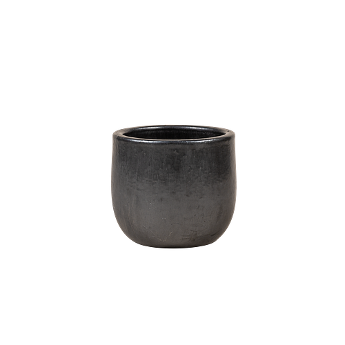 Vosteen Design Blumentopf / Pflanzgefäß Terrakotta schwarz ø 28 cm x H 24 cm