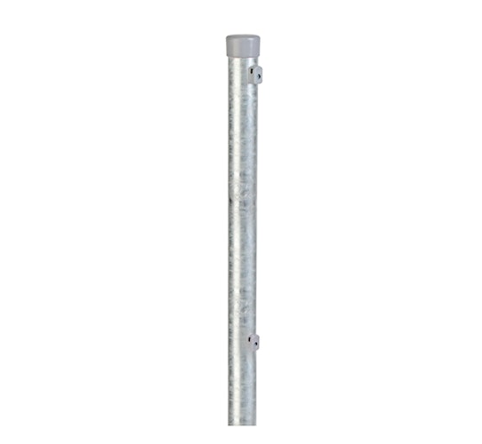Alberts® Zaunpfosten,feuerverzinkt,Pfostenst. ⌀42mm,Länge 1150mm,Geflechthöhe 800mm 614966
