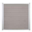 Vorschaubild GroJa Viento Designzaun  Sondermaß Element mit Rahmen Silber