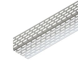 OSMO Fassade ZUB Alu Lüftungswinkel  0,7 mm beidseitig Lochung 92/139 cm²/lfm VE 1 Stk.
