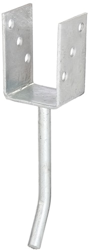 Alberts® U-Pfostenträger 104x60x4mm Betonanker Rundstahl für verschiedene Pfostenstärken
