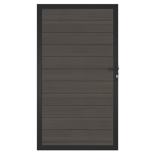 NewTechWood Portland WPC Einzeltor 1000 x 1800 mm