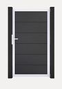 Vorschaubild GroJa BasicLine Tor 1-flügelig Sondermaß max. 150x180 cm mit Alu-Rahmen EV1