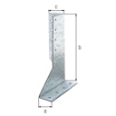 Vorschaubild Alberts® Balkenschuh 2-tlg. verz. 25x140x2 mm LI