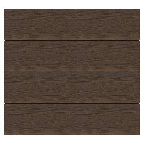 NewTechWood Deluxe WPC-Terrassendiele Hohlkammer Ipé  23 x 138 mm