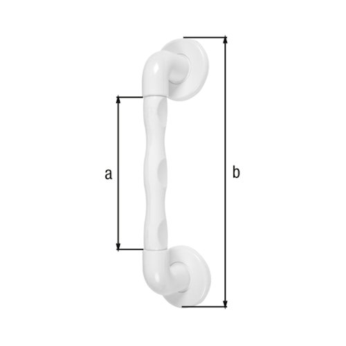 Alberts® Haltegriff, ergonomisch, Kunststoff, weiß, Länge: 211 mm, verpackt à 1St 141080