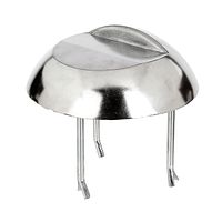 Alberts® Auflaufstütze Aluguss ohne Langlöcher Durchmesser 205 mm Höhe 65 mm 