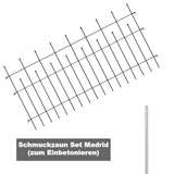 Alberts® Zaun Grundset Madrid zum Einbetonieren Alberts® Zaun Grundset Madrid zum EinbetonierenZubehörbild