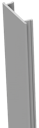 Vorschaubild GroJa Stecksystem Alu-Abdeckleiste, 190 cm für 7x7er u. 9x9er Pfosten