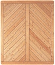 Vorschaubild T&J SKAGEN Sichtschutzzaun Lärche 1500 x 1800 mm