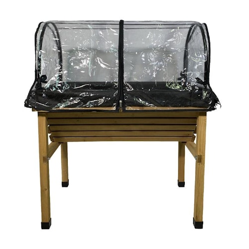 Noor WallHugger S 0,75 mit Rahmen & PVC Cover, FSC 100% zertifiziertes Holz Natur
