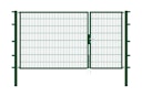 Vorschaubild Alberts® Doppeltor Flexo,fvz.grün Kst.b.RAL 6005,li.BxH1000+2000x1600,PF80x80/2300mm 646646