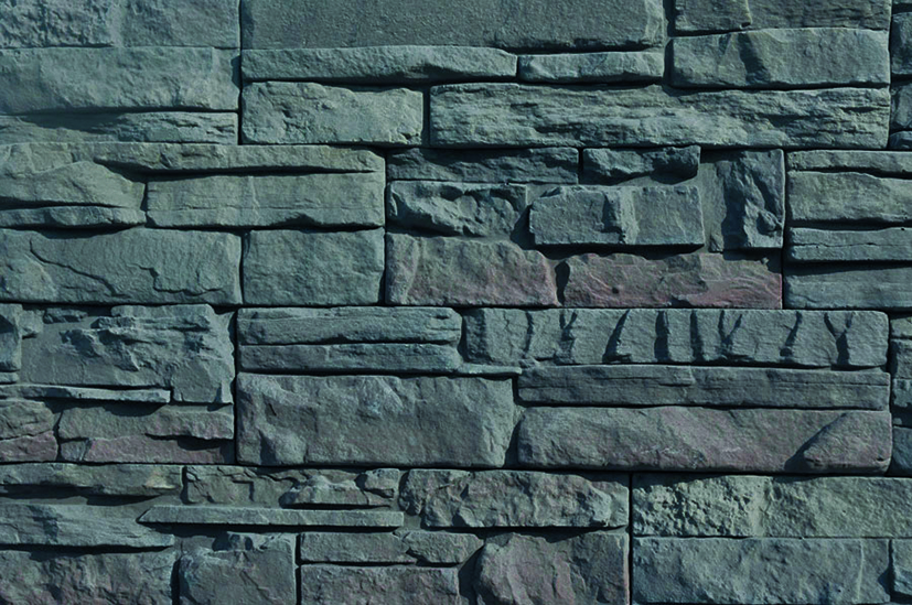 HANDMUSTER DE RYCK Eck- und Steinriemchen - Atlas  Anthrazit nuanciert