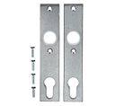 Vorschaubild Alberts® Langschild,ein Paar,SB,geschmiedet,vz,silbergrau einbrennlackiert,LxB 30x155mm 554309