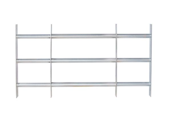 Alberts® Fenstergitter Secorino Basic,ausziehbar,galv.blau verzinkt,HxB-B 300x700-1050mm 