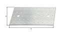 Vorschaubild Alberts® Lochplatte 240x120 mm