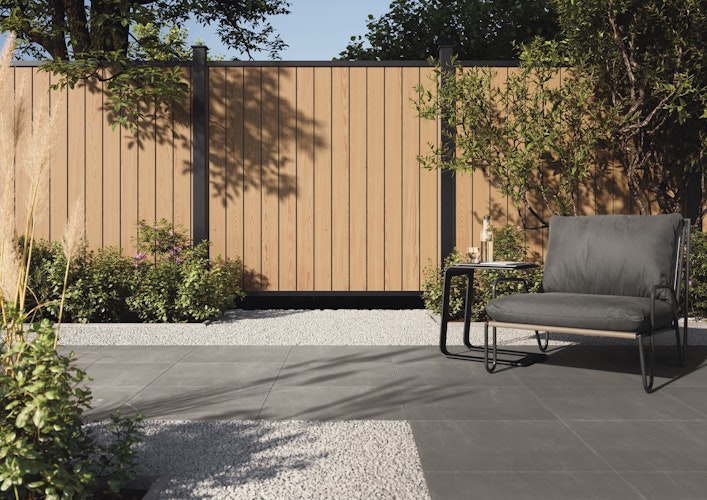 OSMO Sichtschutz ALU-Fence Verto Grundelement 1800 x 1800 mm