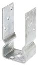 Vorschaubild Alberts® U-Pfostenträger Holzschutz 150x60x4mm zum Aufschrauben für verschiedene Pfostenstärken