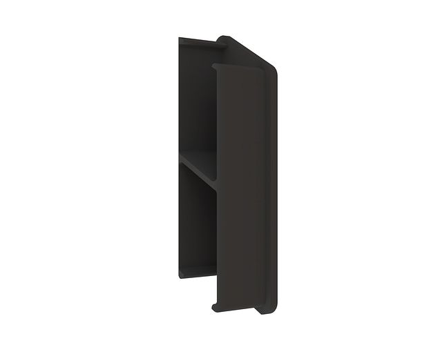 OSMO ALU-CLADDING RHOMBUS Typ A Endkappe Rechts VE10