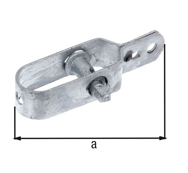 Alberts® Drahtspanner mit Stahlnuss, verzinkt, grün Kst.b., Gesamtlänge 100 mm, Größe 2 610692