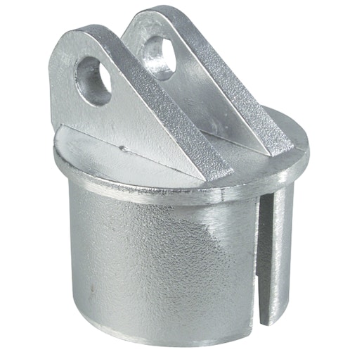 Alberts® Strebenkappe für Absperrgittersystem Plus 7, für runde Pf. Alu, ⌀52 mm 774707