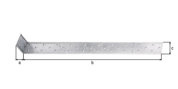 Alberts® Flachstahl-Betonanker zum Einbetonieren  400x40x40 mm