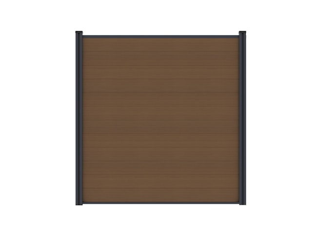 T&J MAX WPC Steckzaunset 175 x 168 cm