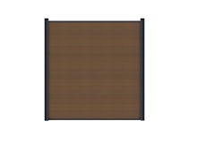 T&J MAX WPC Steckzaunset 175 x 168 cm T&J MAX WPC Steckzaunset 175 x 168 cmZubehörbild