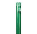Vorschaubild Alberts® Zaunpf.,sendzimirver.grün Kst.b.,L2000mm,Pfostenst.⌀34mm,Geflechth.1500mm 615260