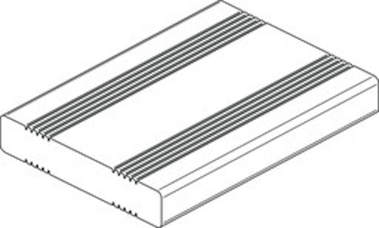 Handmuster OSMO Terrassendiele Douglasie 27 x 143 mm französisch