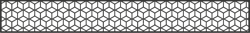 GroJa Designeinsatz Cubes - Aluminium Anthrazit 180x30 cm