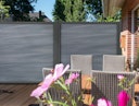 Vorschaubild GroJa Viento Designzaun  Sondermaß Element mit Rahmen Anthrazit