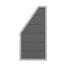 Vorschaubild TraumGarten Design WPC Alu Anschluss Rahmen Silber 900 x 1800/900 mm