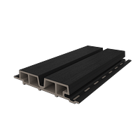 Handmuster-NewTechWood Fassadenverkleidung Castellation Pro 65 - Ebony