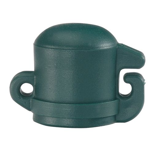 Alberts® Pfostenkappe für glatte Universalstäbe, Kst. grün, für Rohr ⌀16 mm 654788